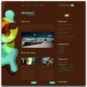 Abstract Wordpress Theme