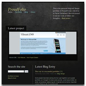 ProudFolio Wordpress Theme