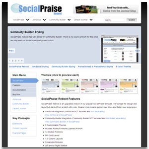 Simple Social Networking Template