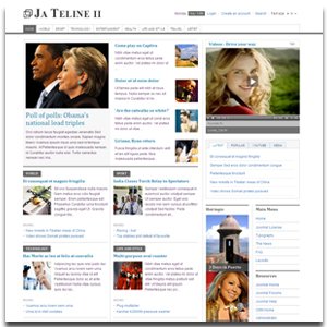 JA Teline II Joomla Magazine Template