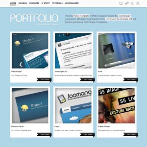 Portfolio Joomla Template