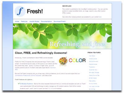 JS Fresh Free Joomla Template