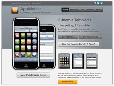 AppPraise Joomla iPhone Template