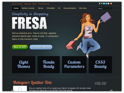 Fresa Joomla eCommerce Template