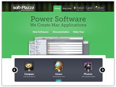 Soft Plazza Joomla Software Products Template