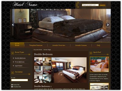 DJ Old Hotel Joomla Template