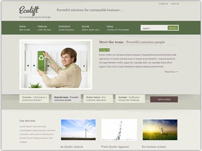 Ecolift Joomla Template