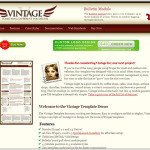 Vintage Drupal Coffee Shop Theme