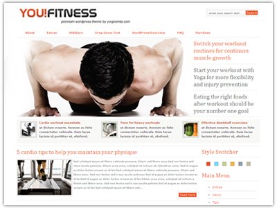 YouFitness Wordpress Theme