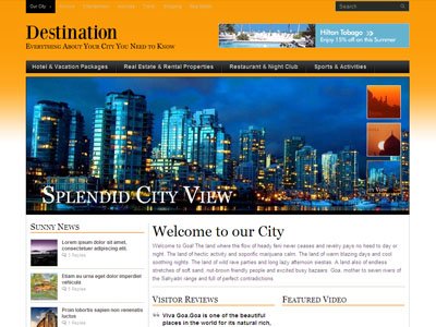 Destination Wordpress City Guide Theme