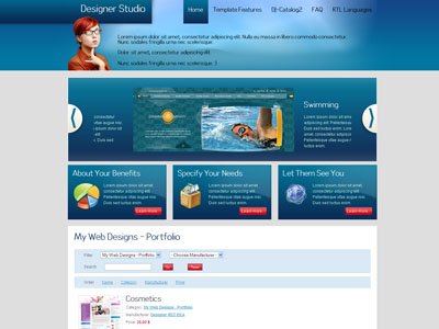 JM Web Designer Joomla Template