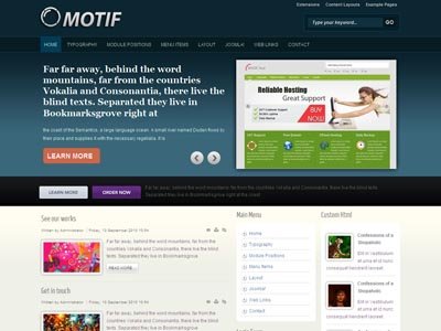 Magic Motif Joomla Web Developer Template