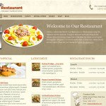 Restaurant Wordpress Cafe Theme