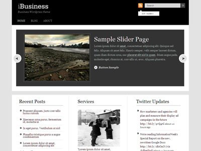 iBusiness Wordpress Corporate Theme