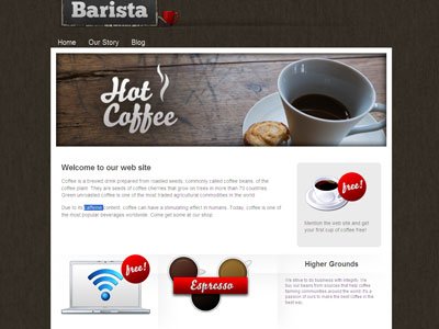 Barista Coffee Wordpress Theme