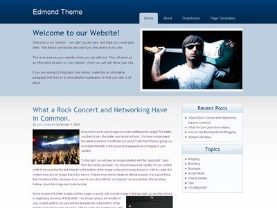 Edmond Web 2.0 WordPress Theme