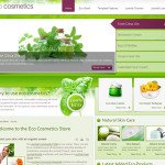 JM Eco Cosmetics Store Joomla Template