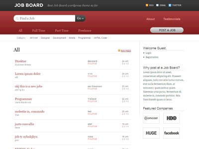 Job Board Wordpress Listing Theme