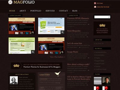 MagFolio Wordpress Portfolio Theme