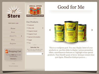 Store Wordpress e-Commerce Theme