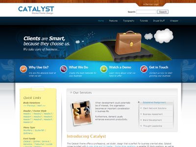 Catalyst Drupal Professional Theme