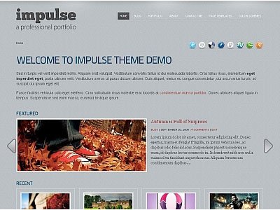 Impulse Wordpress Portfolio Theme
