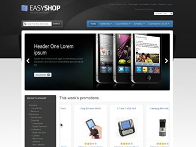 JM EasyShop Magento iPhone Theme