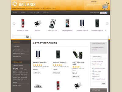 JM Larix Magento e-Commerce Theme