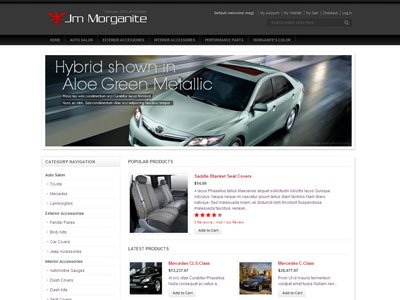 JM Morganite Magento Automotive Theme