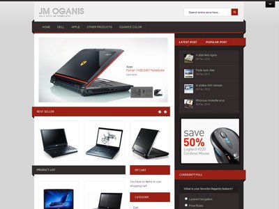 JM Oganis Magento Digital Store Theme