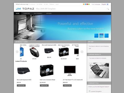 JM Topaz Magento Retail Wholesale Theme