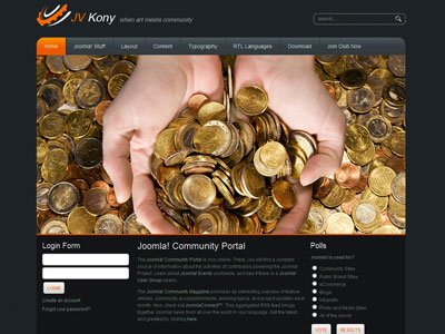 JV Kony Joomla Corporate Template