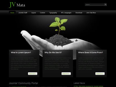 JV Mata Joomla Healthcare Template