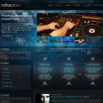 Refraction Drupal Music Theme