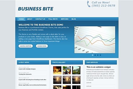 Business Bite 2.1 Wordpress Portfolio Theme