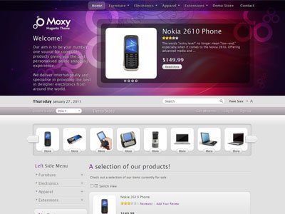 Moxy Magento eCommerce Store Template