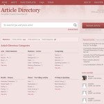 Article Directory Wordpress Theme
