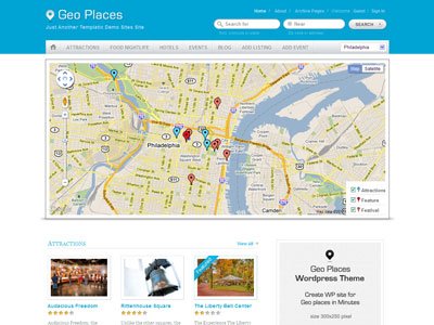 GeoPlaces V3 City Portal Directory Theme