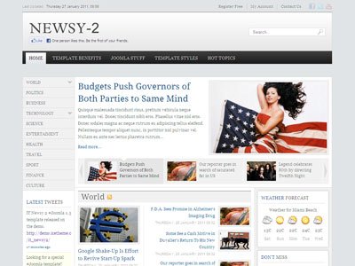 IT Newsy2 Joomla News Template