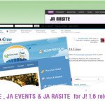 JA Rasite, JA Lime & JA Events for Joomla 1.6 Template