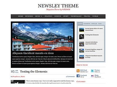 Newsley Wordpress News Theme
