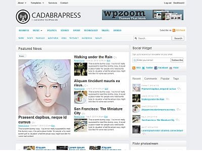 CadabraPress Wordpress Magazine Theme