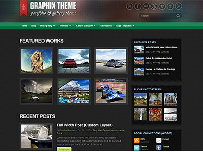 Graphix Wordpress Portfolio Theme