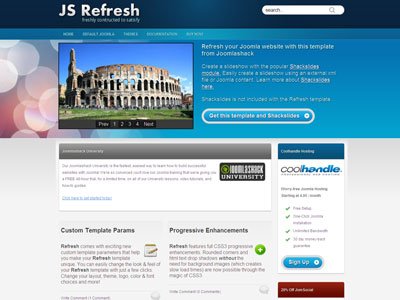 JS Refresh Joomla Corporate Businesses Template