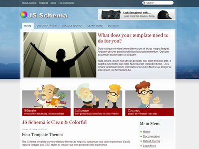 JS Schema Joomla School Template