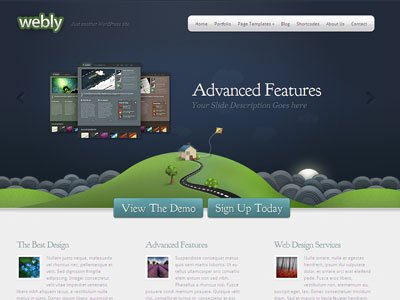 Webly WordPress Web Design Theme