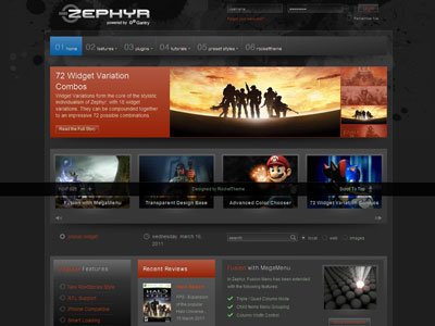 Zephyr WordPress Games Theme