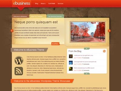 eBusiness Wordpress Blog Style Theme