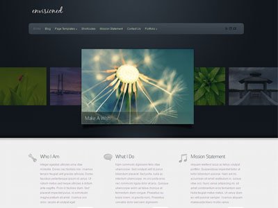 Envisioned Wordpress Unique Portfolio Theme