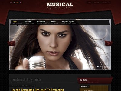 IT Musical Joomla Album Store Template